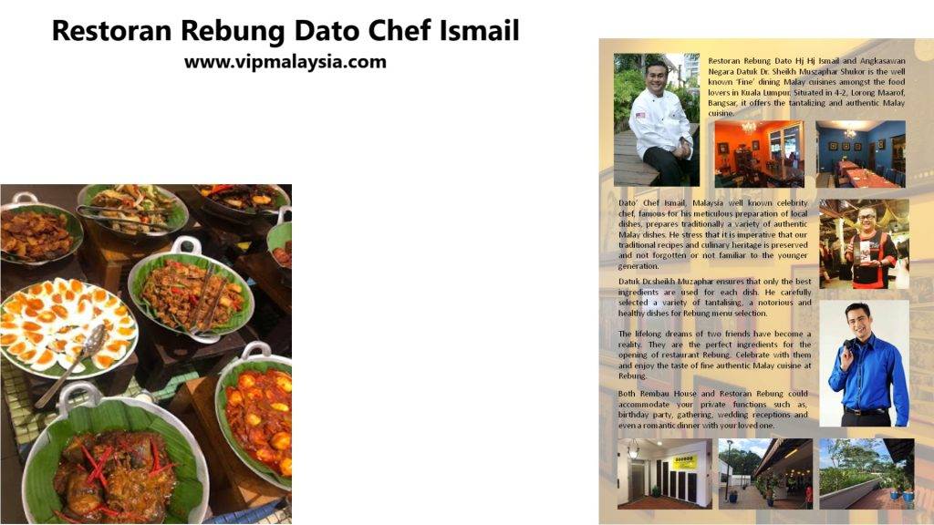 Restoran Rebung Dato Chef Ismail Malay Food KL
