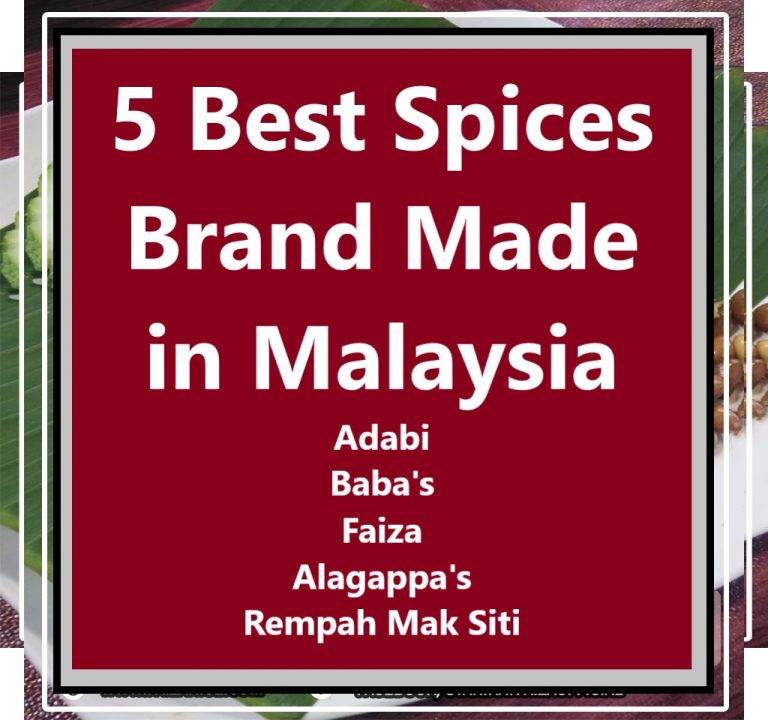 The Best Malaysian Spices Made In Malaysia