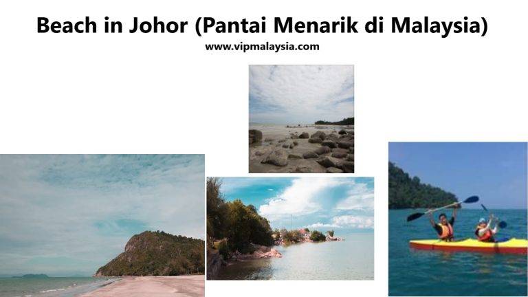 Beach in Johor Pantai Menarik di Malaysia