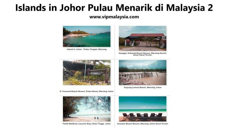 Islands in Johor Pulau Menarik di Malaysia 2