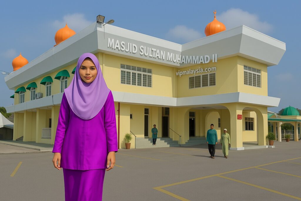 Masjid Sultan Muhammad II, Telipot